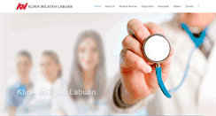 Desktop Screenshot of klinikwilayahlabuan.com